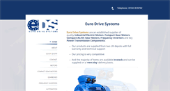 Desktop Screenshot of eurodrivesystems.com